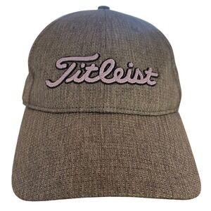 Titleist Grey‎ Purple Golf Hat Stretch Fit Cap Baseball Hat Adjustable